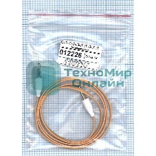 Аудио кабель Jack 3.5 - Jack 3.5, 1м (плоский кабель) оранжевый