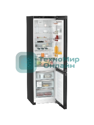 Холодильник Liebherr CNBDC 573I-22 001 черная нержавеющая сталь двухкамерный 266/94л морозилка снизу