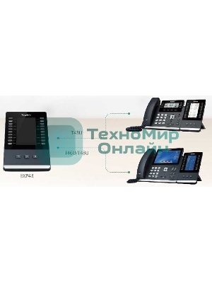 Модуль расширения YEALINK EXP43, цветной экран, для телефонов SIP-T43U, SIP-T46U, SIP-T48U, шт