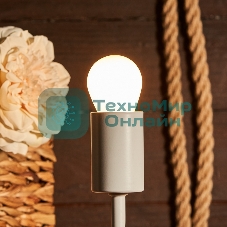 Лампа светодиодная филаментная Rexant Шарик GL45 9.5 Вт 915 Лм 2700K E27 матовая колба