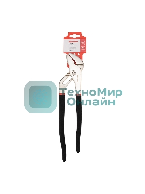 Клещи переставные Rexant 300 мм никелированные, обливные рукоятки