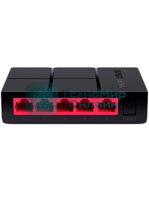 Коммутатор Mercusys MS105G 5G неуправляемый