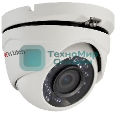 Камера видеонаблюдения аналоговая HiWatch DS-T203A(B) (3.6мм) 3.6-3.6мм HD-TVI цв. корп.:белый