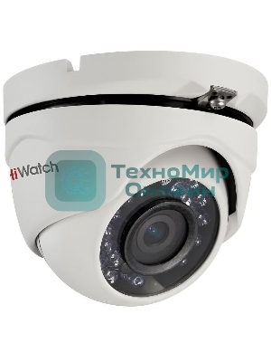Камера видеонаблюдения аналоговая HiWatch DS-T203A(B) (3.6мм) 3.6-3.6мм HD-TVI цв. корп.:белый