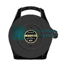 Удлинитель на катушке ExeGate Master ECS-10-3-10 (4 евророзетки с заземлением, IP20, 10м, защита от детей, защита от перегрузки, 3х0,75мм2, 10А/2.3кВт)