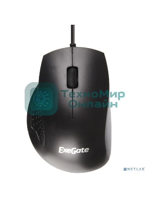 Мышь проводная ExeGate Professional Standard SH-9028 черный, 1000 dpi, USB, кнопки - 3