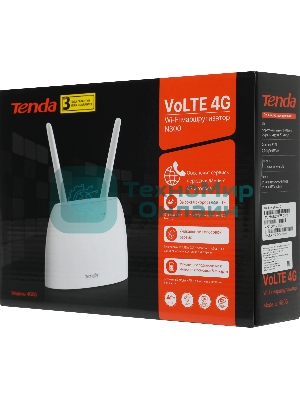 Роутер Tenda 4G06, 4G LTE и 4G VoLTE wiFi