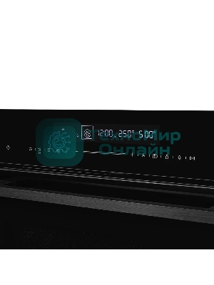 Встраиваемый духовой шкаф Kuppersberg KHT 616 Black компактный, ШхВхГ: 59.5х45.4х56.5 см, 50 л, А+, гидролизная очистка, черный