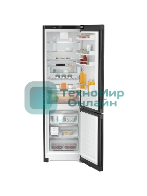 Холодильник Liebherr CNBDC 573I-22 001 черная нержавеющая сталь двухкамерный 266/94л морозилка снизу