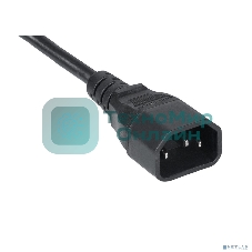 Кабель питания Cabeus PC-189-VDE-1.0-3M монитор-компьютер IEC 320 C13 - IEC 320 C14 (3x1.0), 3 м