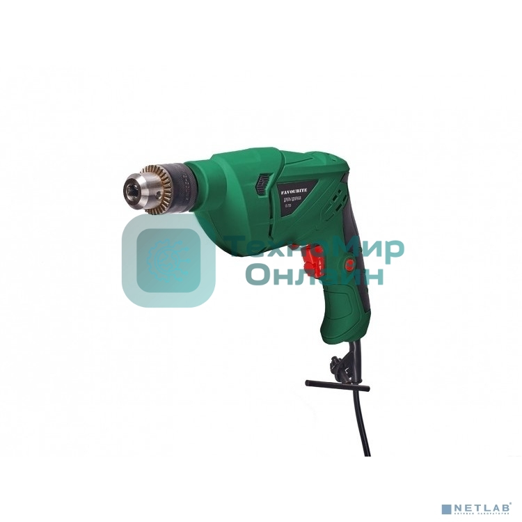 FAVOURITE ID 750 Дрель ударная ID 750 750 Вт, 0-3000 об/мин, рег. Оборотов, скоростей 1, число ударов 4000, реверс, патрон 13мм, по дереву 25мм, по бетону 16мм, по металлу 13мм