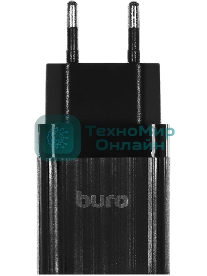 Сетевое зарядное устройство Buro BUWE1 2.1A черный