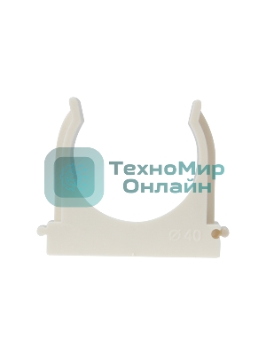 Крепеж-клипса для монтажного пистолета Rexant Ø 40 мм, белая (25 шт/уп)