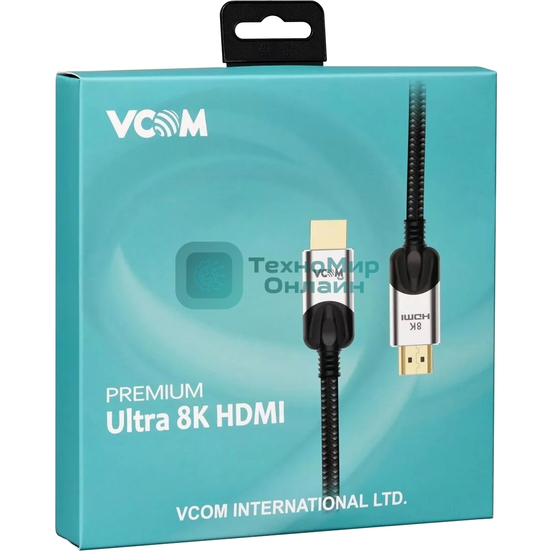 Кабель VCOM CG865-1.5M HDMI 19M/M,ver. 2.1, 8K@60 Hz 1 м VCOM CG865-1.5M