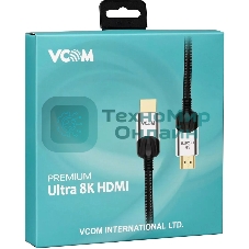 Кабель VCOM CG865-1.5M HDMI 19M/M,ver. 2.1, 8K@60 Hz 1 м VCOM CG865-1.5M