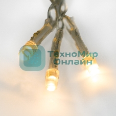 Гирлянда светодиодная Neon-night Дождь 3х2 м 240 LED, прозрачный ПВХ, с контроллером, теплое белое свечение