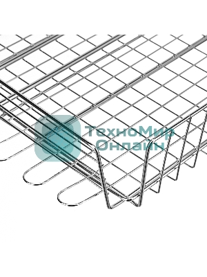 Решетка-гриль Sparta 240х310х55 мм, объемная хромированная