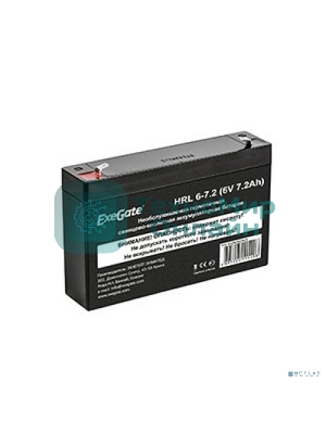 Батарея для ИБП ExeGate HRL 6-7.2 (6V 7.2Ah), клеммы F1