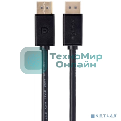 Кабель соединительный Telecom TCG715-2M DP-DP 1.2V 4K@60Hz 2м, медь