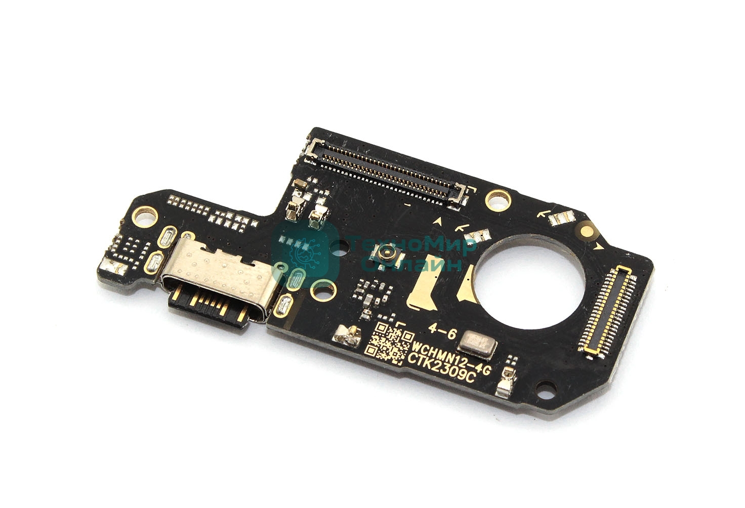 Нижняя плата (шлейф) с разъемом зарядки и микрофоном для Xiaomi Poco X5 5G 22111317PG