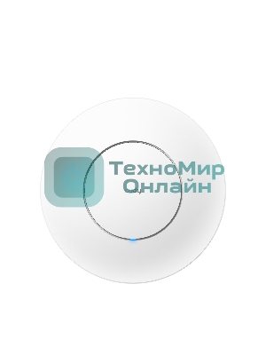 Точка доступа AX3000 Dual Band Ceiling Mount Wi-Fi 6 Access Point, Chipset MT7981, 802.11ax/ac/a/b/g/n, 2402Mbps at 5GHz + 574Mbps at 2.4GHz, 1 x 2.5G RJ45 Port, MU-MIMO, Support 12V DC or 802.3at PoE or Passive PoE, Internal Antennas, 48V passive PoE adapter included, Cudy Mesh Support