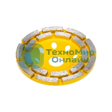 Чашка алмазная шлифовальная Kranz двухрядная, 115х22,2 мм