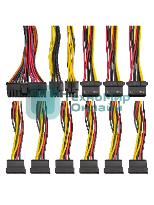 Блок питания серверный ExeGate ServerPRO-500ADS (EX235029RUS), 500Вт, 2х80мм, черный