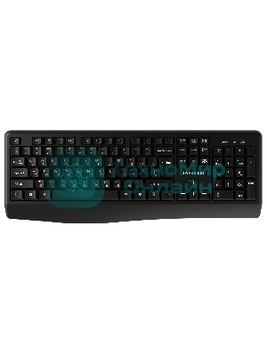 Беспроводная клавиатура Гарнизон GK-W150, 104кл, 2.4 ГГц, черная