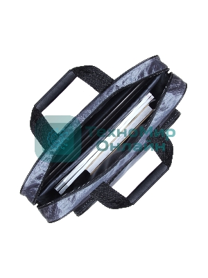 Сумка для ноутбука ExeGate EX264612RUS Office F1596 Dark-Grey, темно-серая, полиэстер, для ноутбуков до 15.6