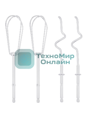 Миксер ручной Starwind SHM-251 250 Вт, белый/коралловый