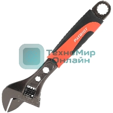 Ключ разводной Patriot AWF-300, обрезиненная ручка, 300/35 мм