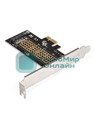 Переходник ExeGate EXE-597 (M.2 M key -> PCI-E x1 v2.0, для установки SSD M.2 M key в слот PCI-E)