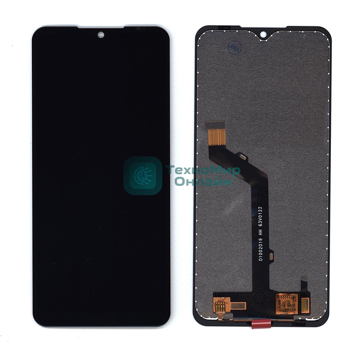 Дисплей для Nokia 6.2 черный