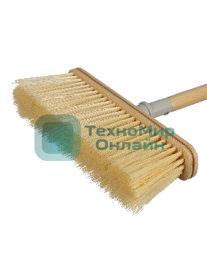 Щетка бамбуковая для подметания пола 26,5 см с черенком, 117 см, Home Palisad