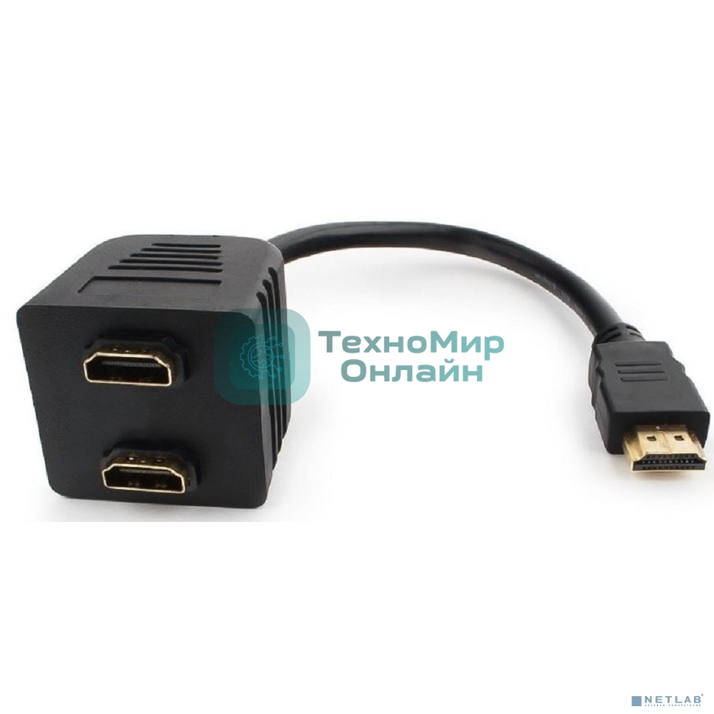 Bion разветвитель HDMI (M) - 2xHDMI (F), v1.4, 1920x1080@60Hz, 0.20 м [BXP-A-2HT1