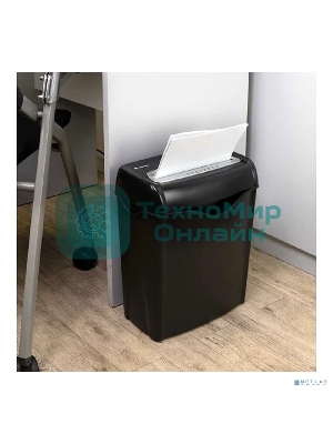 Шредер Heleos УД15-2 черный/серебристый (секр.Р-2) ленты 12лист. 15лтр. скобы пл.карты