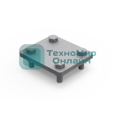 Соединитель полоса-полоса 25-40мм с разделит. пластиной 80х70мм ДКС NG3105