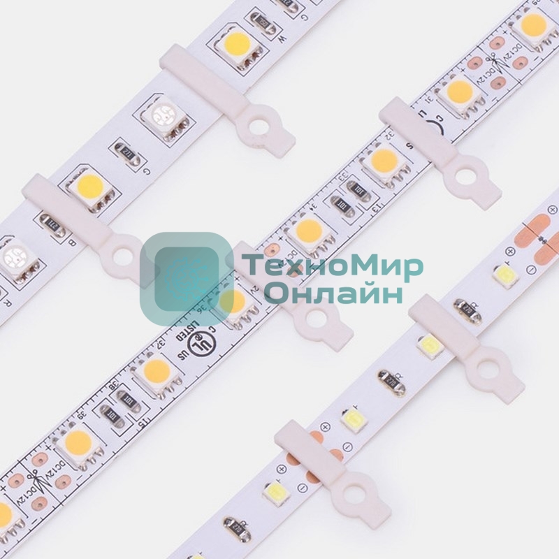 Монтажная клипса для светодиодной ленты шириной 10 мм LAMPER