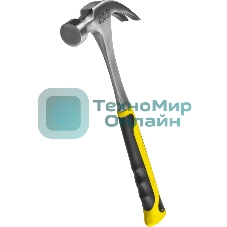 Молоток-гвоздодер STAYER STRIKE 2025-560 560 г цельнометаллический столярный