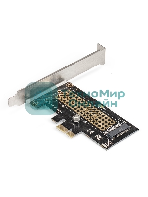 Переходник ExeGate EXE-597 (M.2 M key -> PCI-E x1 v2.0, для установки SSD M.2 M key в слот PCI-E)
