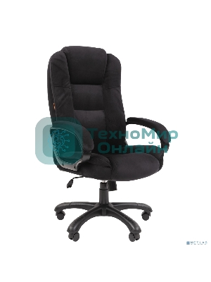 Кресло Chairman Home 600 черный, ткань, 120 кг