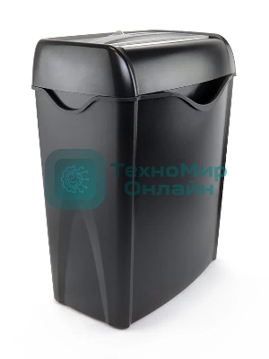 Шредер Heleos УД15-2 черный/серебристый (секр.Р-2) ленты 12лист. 15лтр. скобы пл.карты