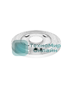Точка доступа AX3000 Dual Band Ceiling Mount Wi-Fi 6 Access Point, Chipset MT7981, 802.11ax/ac/a/b/g/n, 2402Mbps at 5GHz + 574Mbps at 2.4GHz, 1 x 2.5G RJ45 Port, MU-MIMO, Support 12V DC or 802.3at PoE or Passive PoE, Internal Antennas, 48V passive PoE adapter included, Cudy Mesh Support