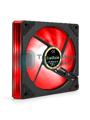Вентилятор с подсветкой ExeGate EX12025H6PPRM-PWM.ARGb (120x120x25 мм, ARGb, Hydraulic bearing (гидродинамический), 6pin, 1200RPM, 33dBA)