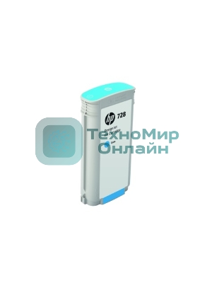 Картридж струйный HP 728 с голубыми чернилами для принтеров Designjet, 130 мл