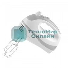 Миксер электрический Galaxy GL 2209, белый, ручной, 300 Вт, 5 скоростей + режим 