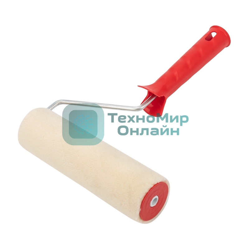 Валик Rexant велюр, ворс 5 мм, ширина ролика 180 мм, Ø 42 мм, бюгель 6 мм