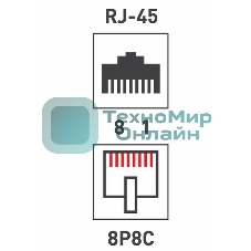 Джек комп. 8P-8C cat.5е PROconnect, 1 шт.