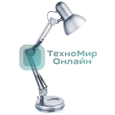 Светильник KD-313 C03 настол. 230В 60Вт E27 серебро Camelion 13641