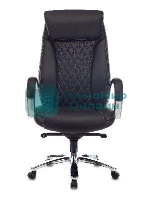 Кресло Бюрократ T-9924SL черный, кожа